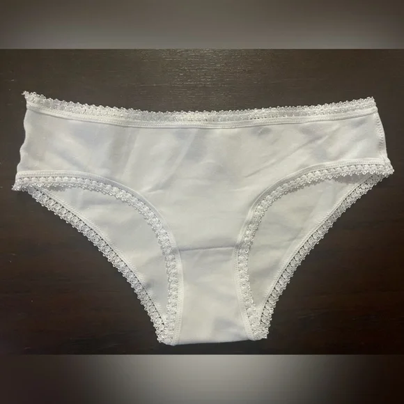 Bikini Handmade Panty White S - Picture 2 of 4